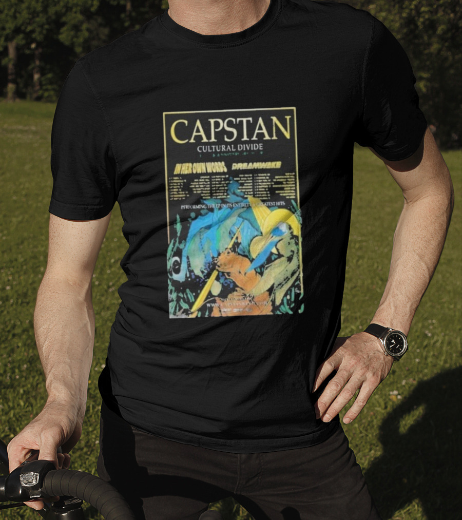 Capstan Cultural Divide Anniversary Tour 2026 In Her Own Words Dreamwake T-Shirt