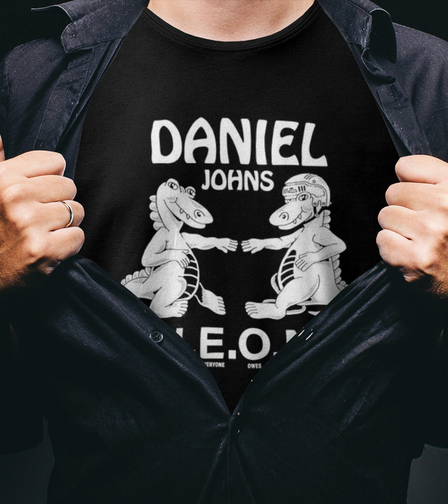 Daniel Johns NEON N.E.O.N. Dinosaur Characters T-Shirt