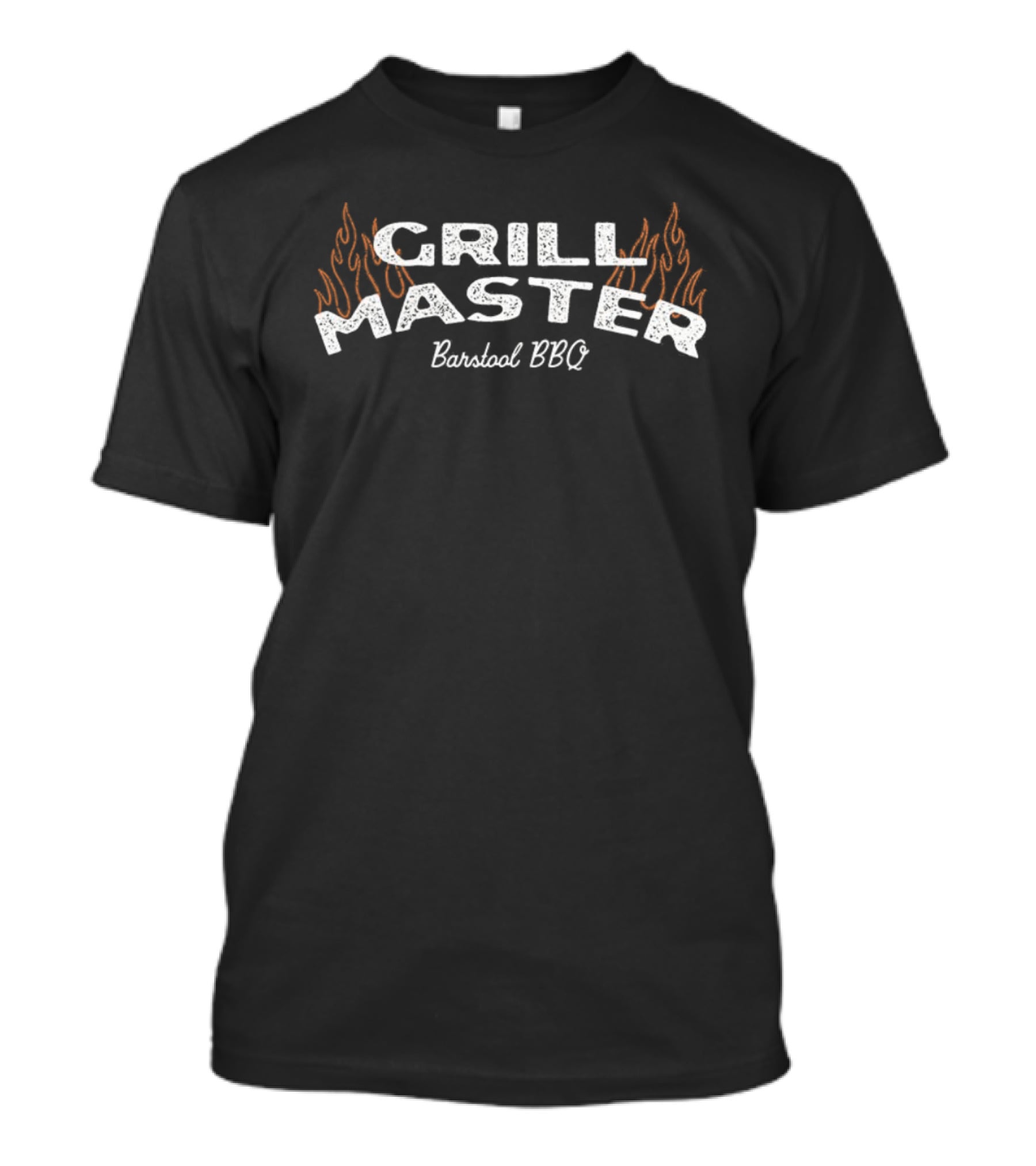 Grill Master Barstool BBQ Flames Cooking Enthusiast T-Shirt