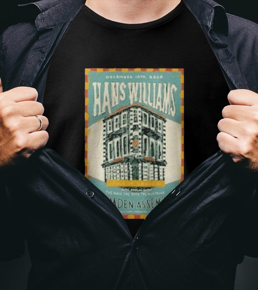 Hans Williams London Event December 10th 2025 Camden Assembly T-Shirt