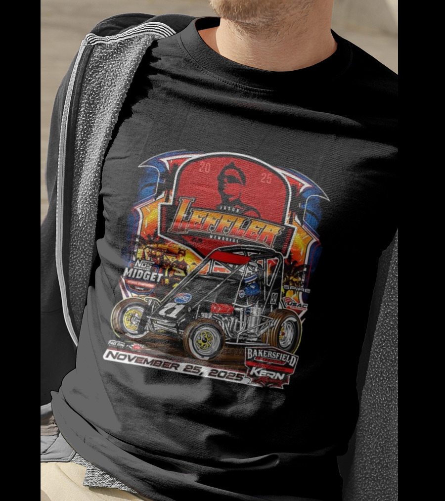 Jason Lefler Memorial NOS Midget Bakersfield Kern November 25 2025 T-Shirt
