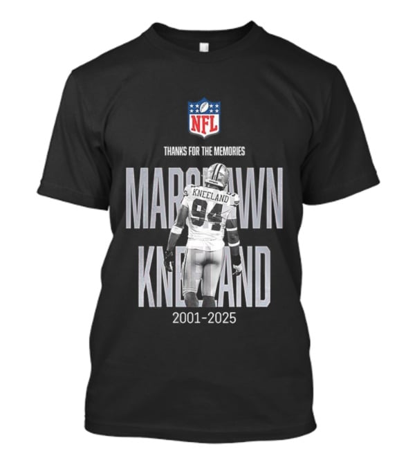 Marshawn Kneeland Dallas Cowboys NFL Thanks For The Memories 2001-2025 T-Shirt