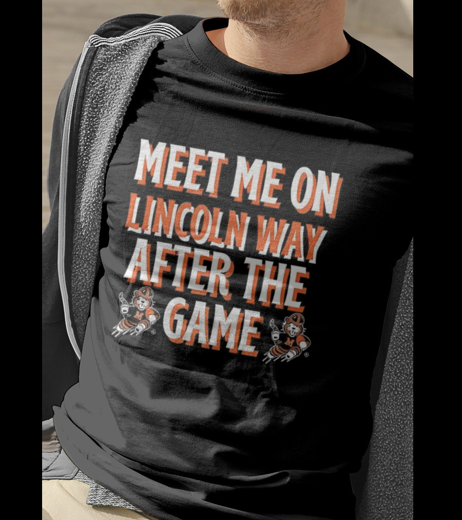 Massillon Tigers Football Meet Me On Lincoln Way After The Game T-Shirt