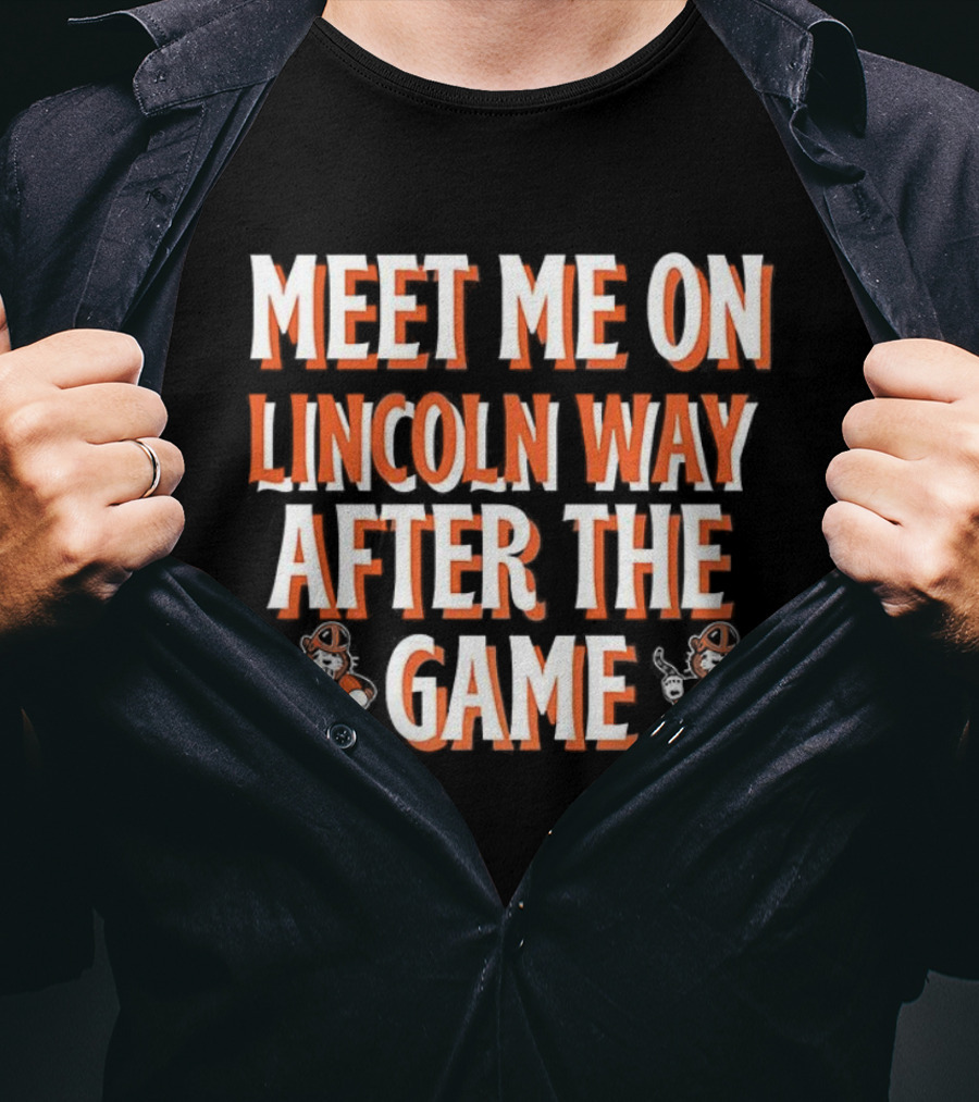 Massillon Tigers Football Meet Me On Lincoln Way After The Game T-Shirt