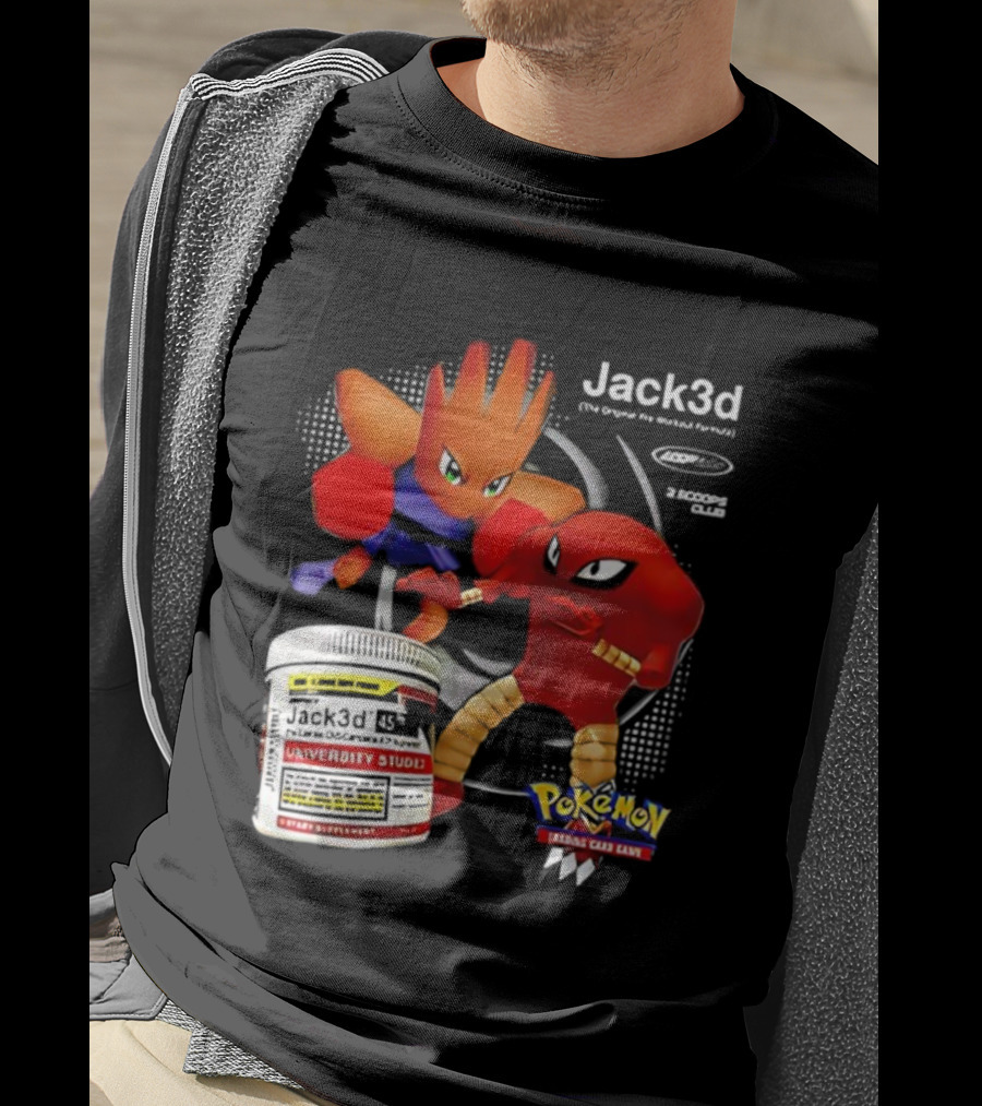 Jack3d Pokémon Hitmonlee Hitmonchan Kanto Original Characters T-Shirt
