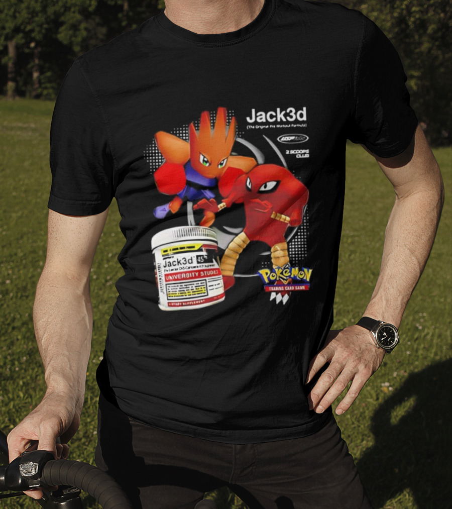 Jack3d Pokémon Hitmonlee Hitmonchan Kanto Original Characters T-Shirt