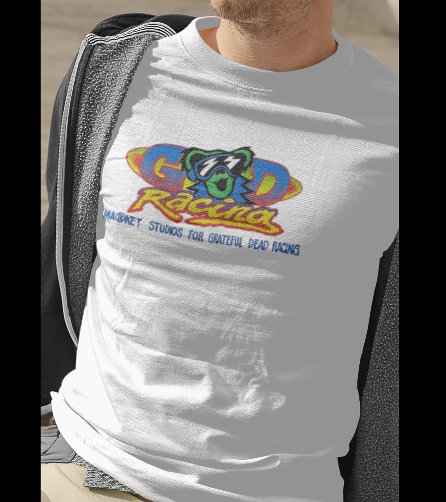 Grateful Dead Racing Market Studios Bear Wearing Sunglasses T-Shirt
