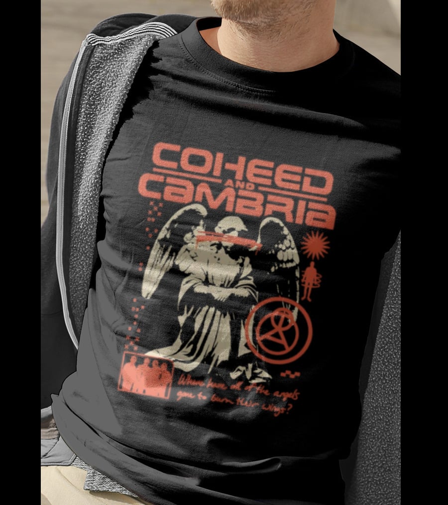 Coheed And Cambria Angels Neon Gone Solar Symbol T-Shirt