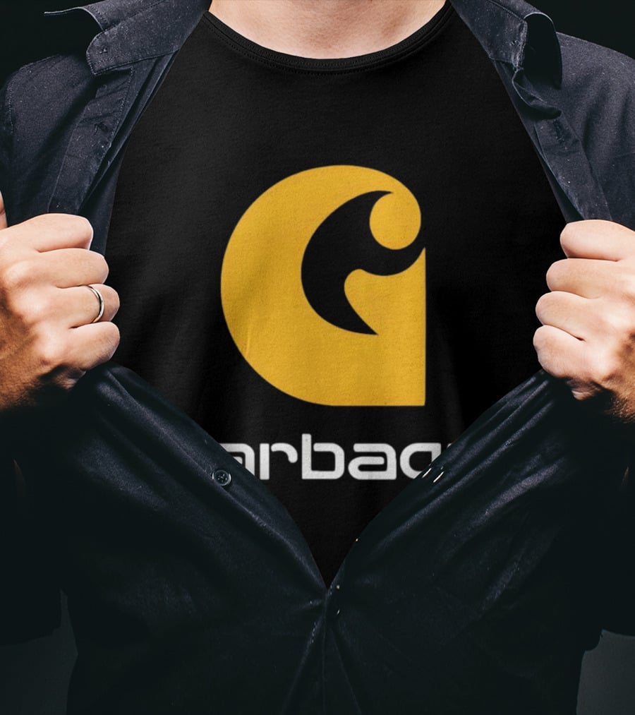 Garbage Icon Yellow G Carhartt Style T-Shirt