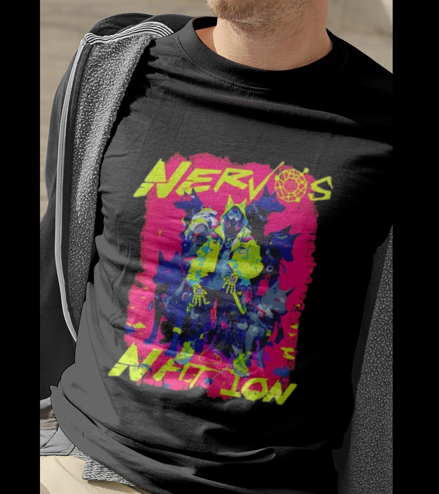 Nervos Nation CKCon 2024 Cyberpunk Aesthetic Hunter And Dogs T-Shirt