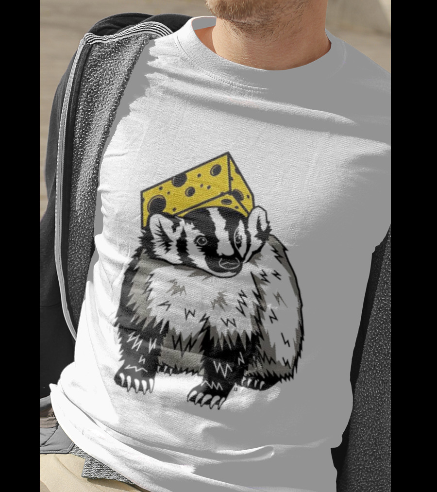 Cheesehead Badger Wisconsin Football Fans T-Shirt