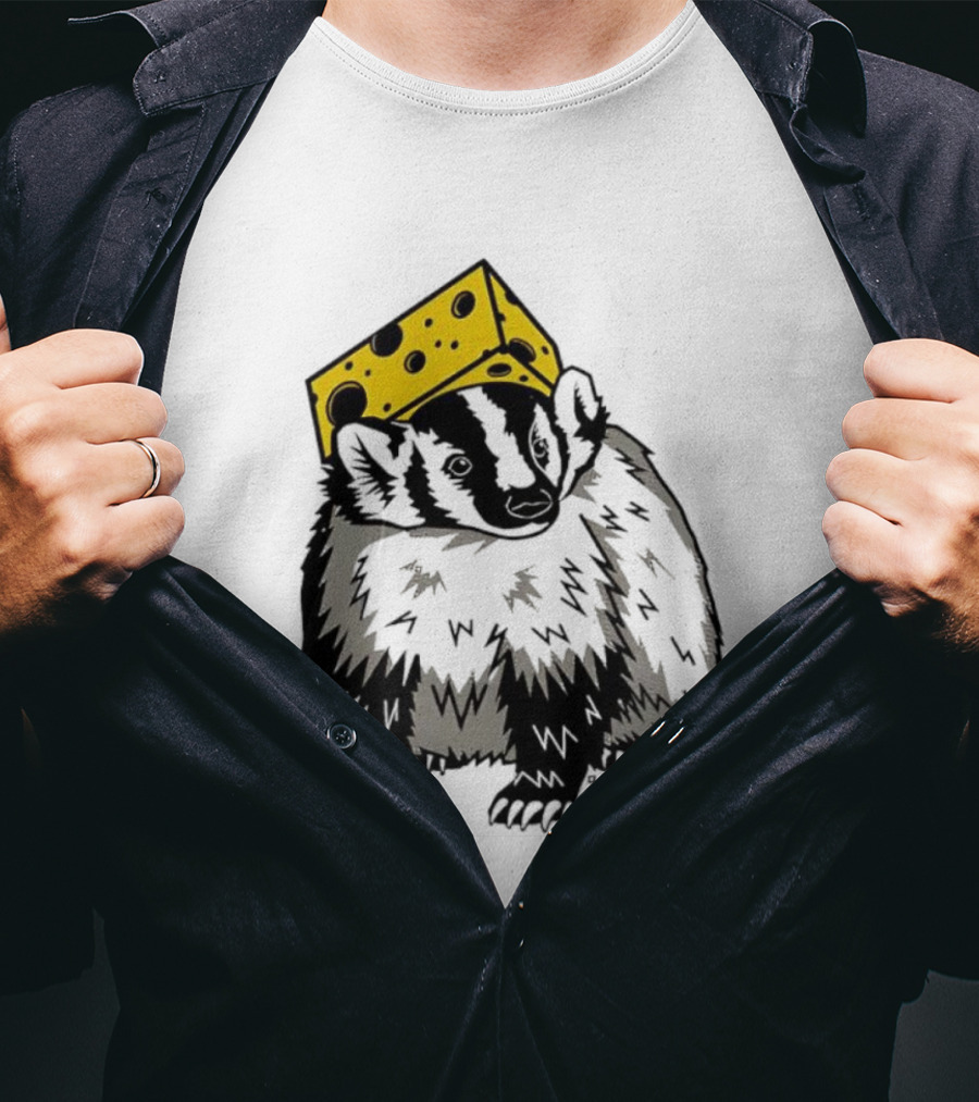 Cheesehead Badger Wisconsin Football Fans T-Shirt