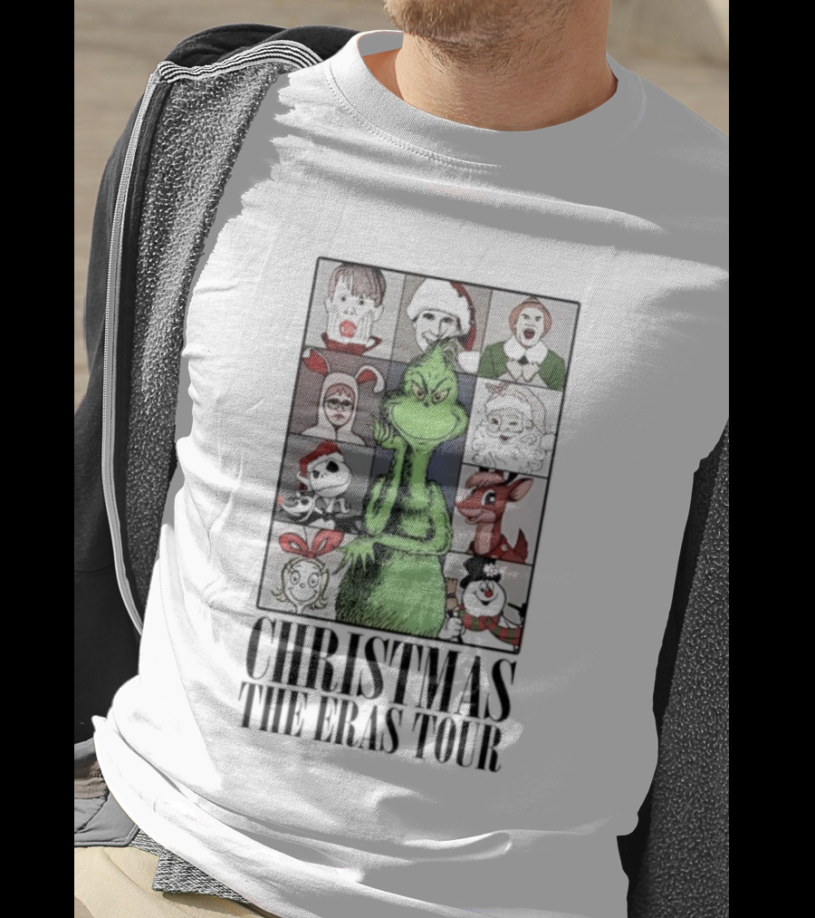 Christmas Characters Grinch Eras Tour Collection T-Shirt