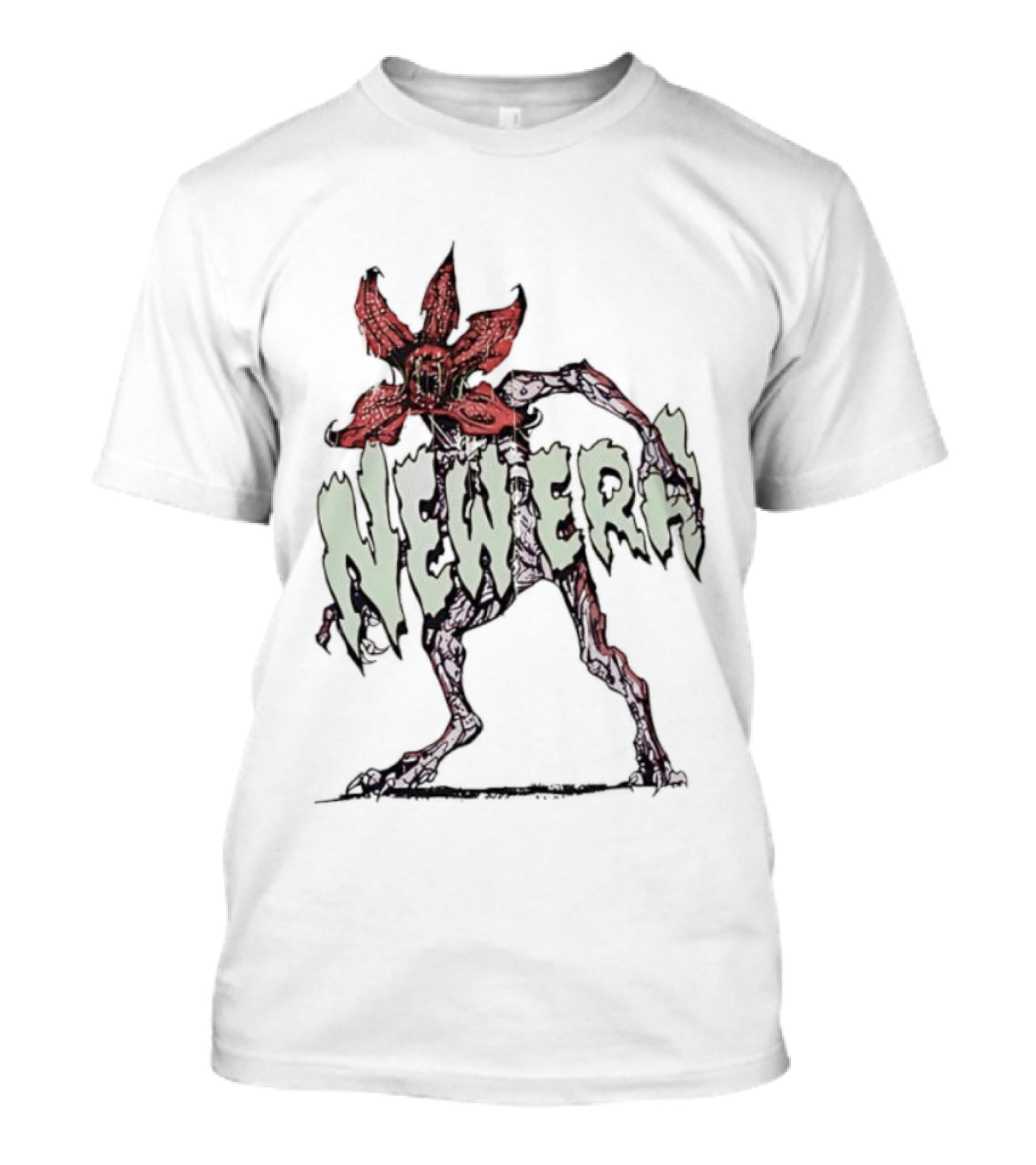 Demogorgon New Era Horror Monster Fan Art T-Shirt