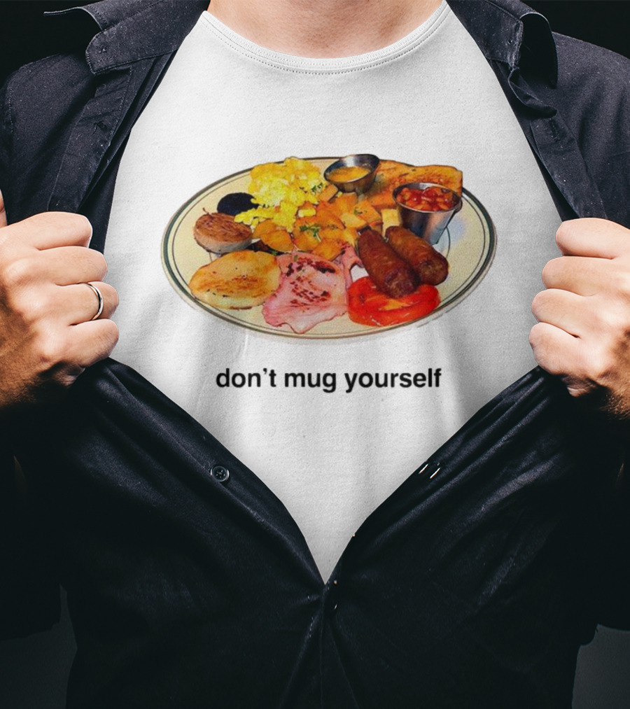 Don’t Yourself Full English Breakfast Classic Plate T-Shirt