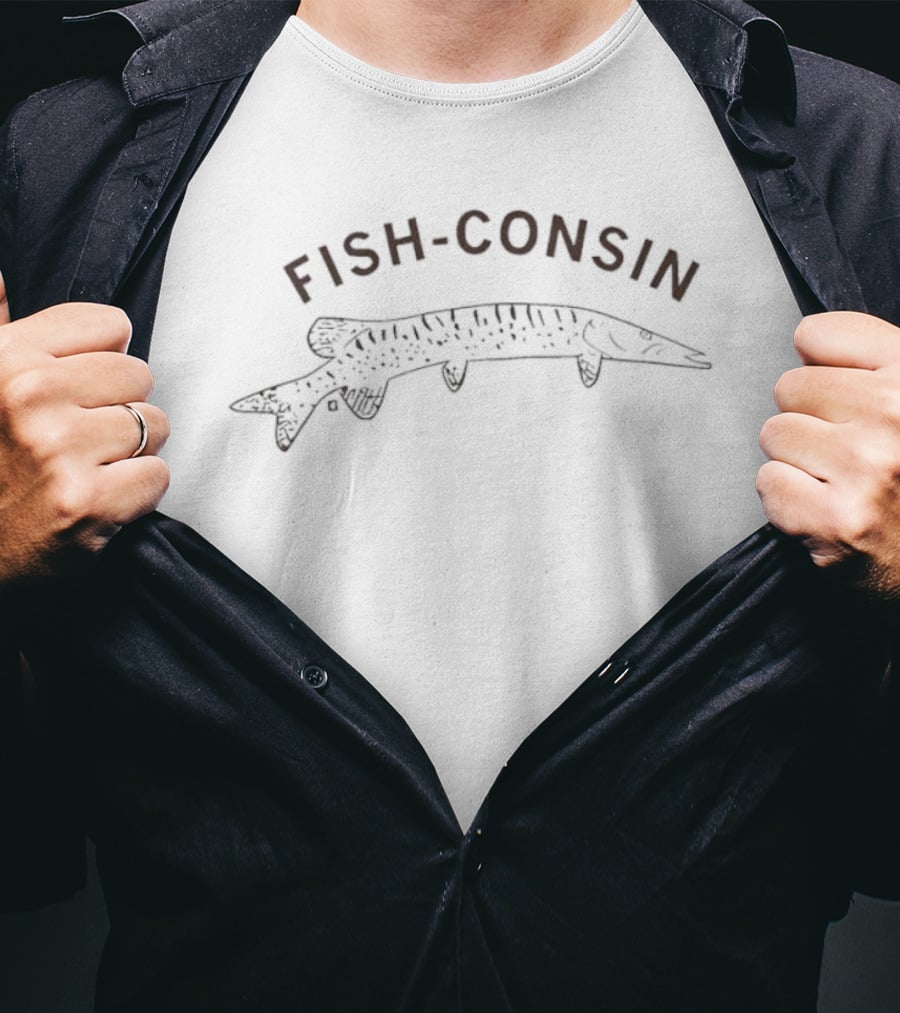 Fish-consin Muskellunge Fish T-Shirt