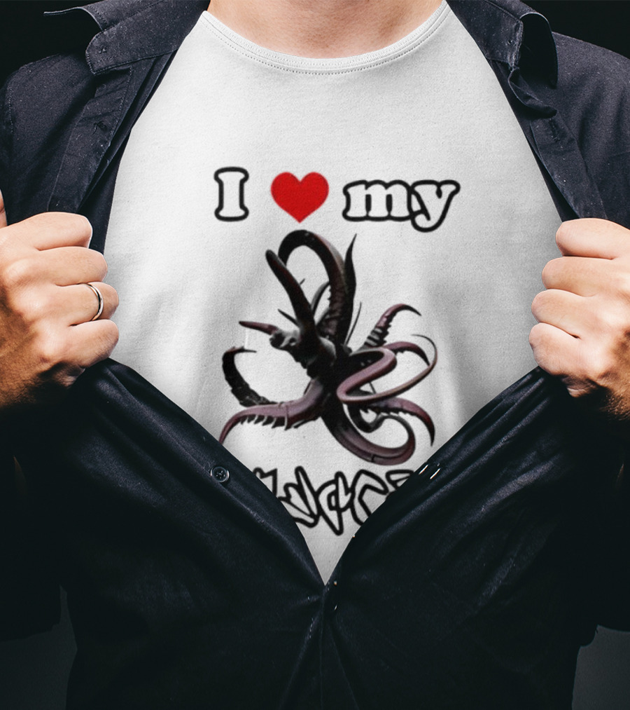 I Love My Tentacle Lovecraft Mythos Cthulhu T-Shirt