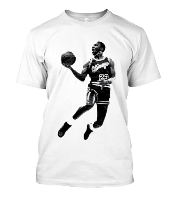 Jordan Chicago 23 Basketball Jump Pose T-Shirt