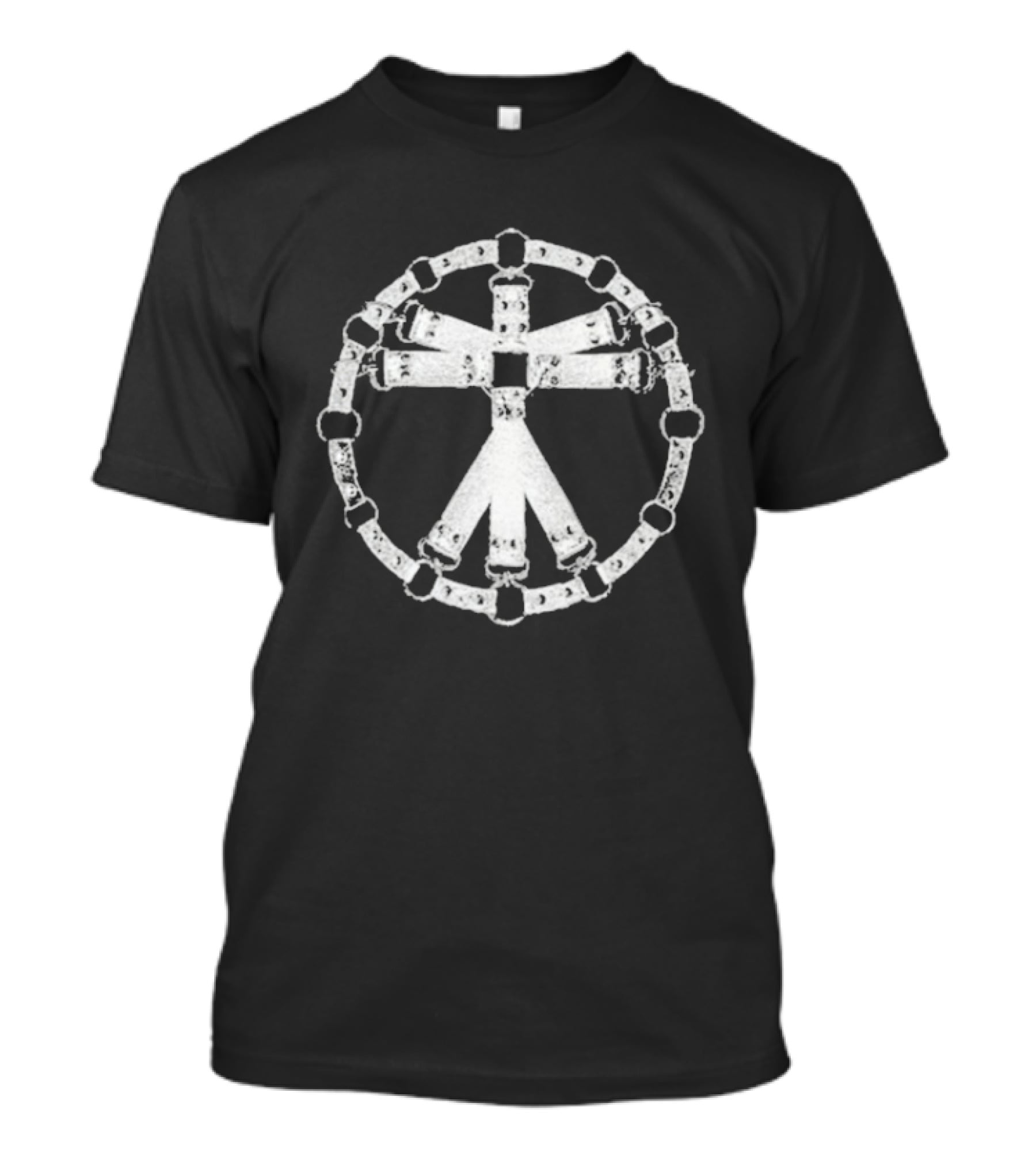 Boysnoize Bondage Symbol With Circle And Straps T-Shirt