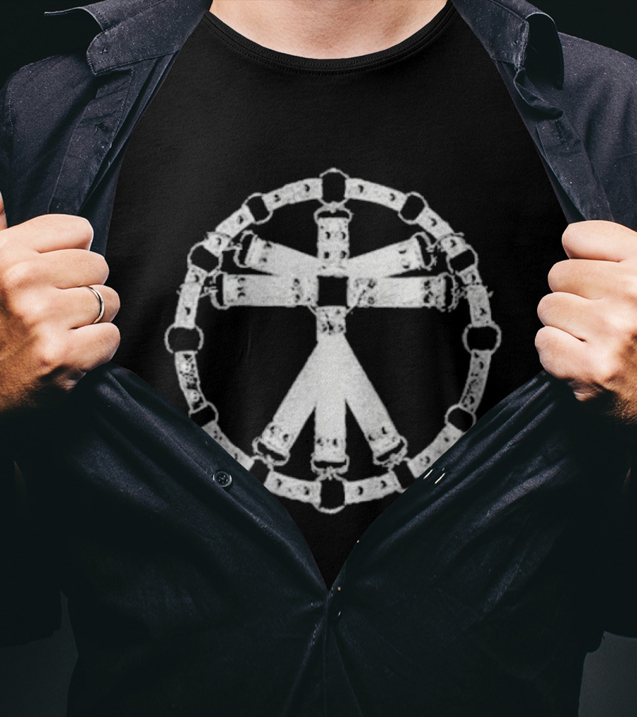 Boysnoize Bondage Symbol With Circle And Straps T-Shirt