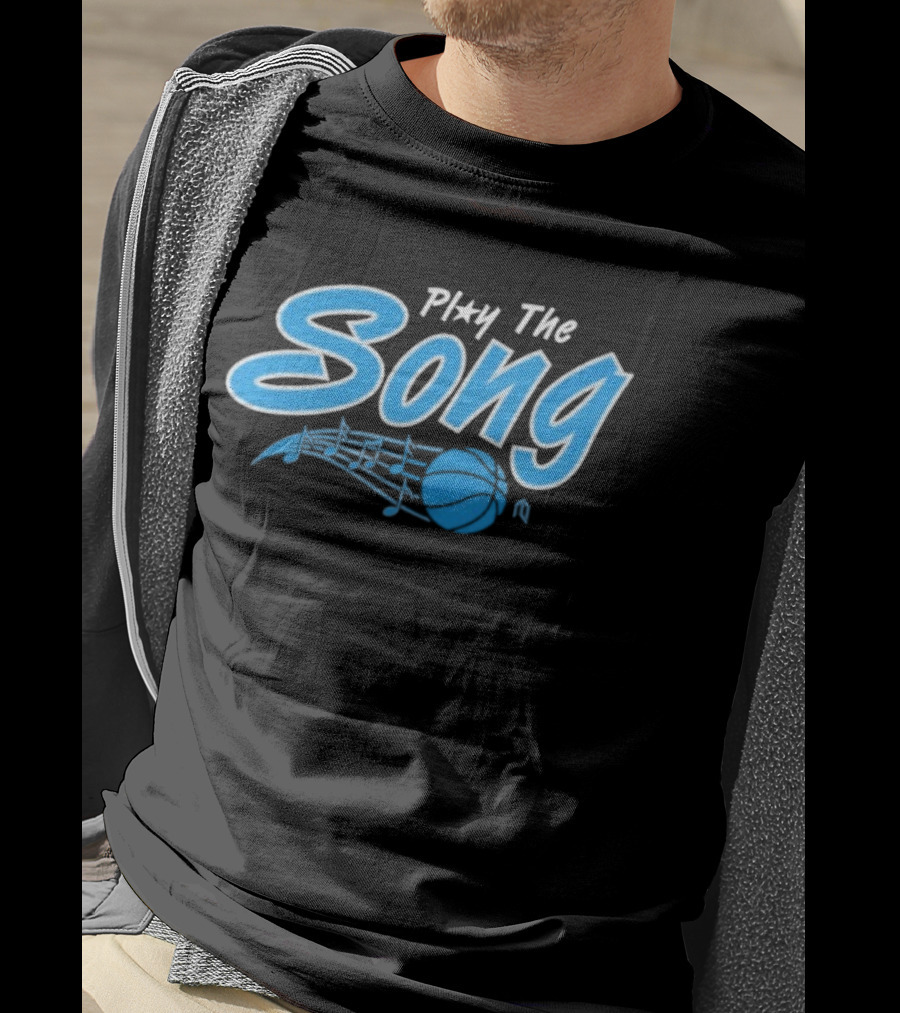 Orlando Magic Play The Song Basketball And Music Notes T-Shirt