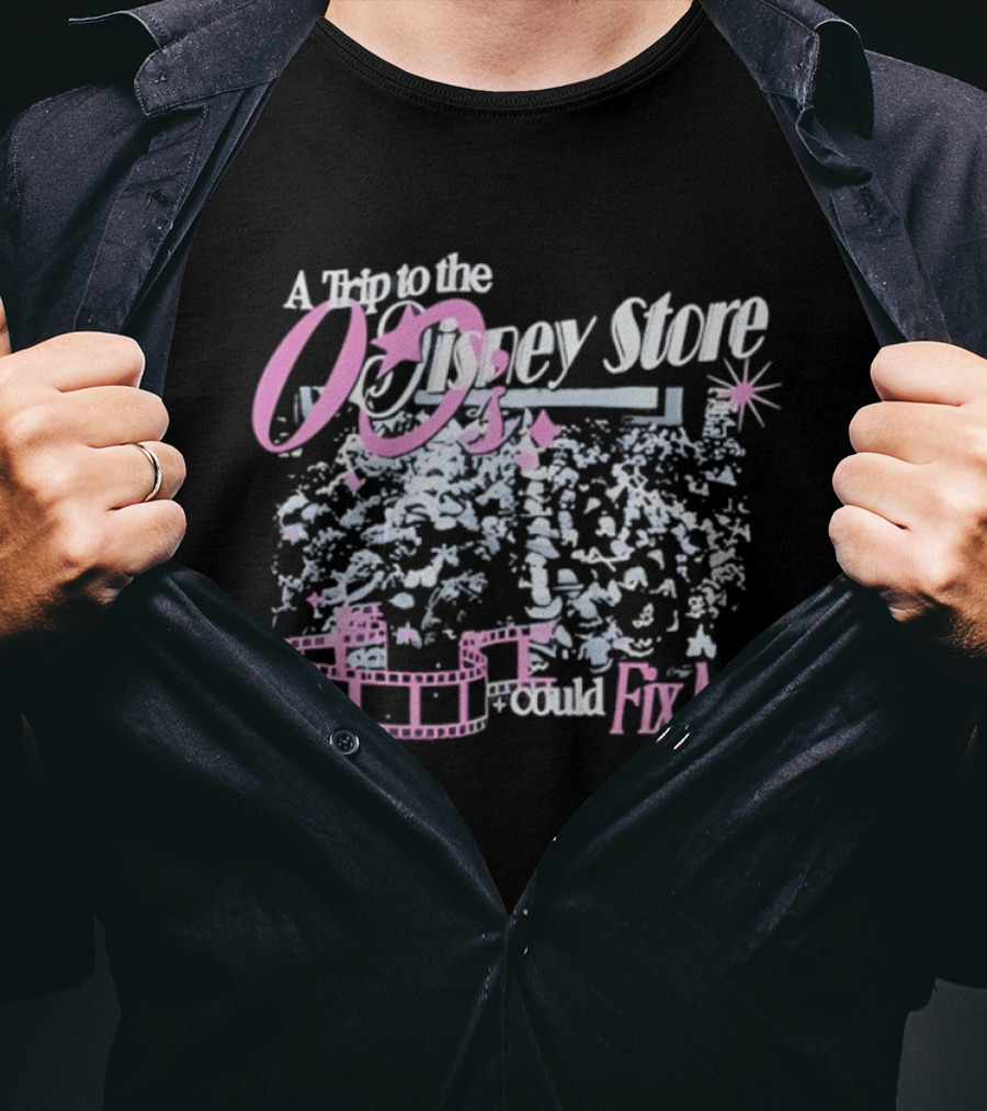 A Trip To The Disney Store Disney Castle Magical Journey Fix Me T-Shirt