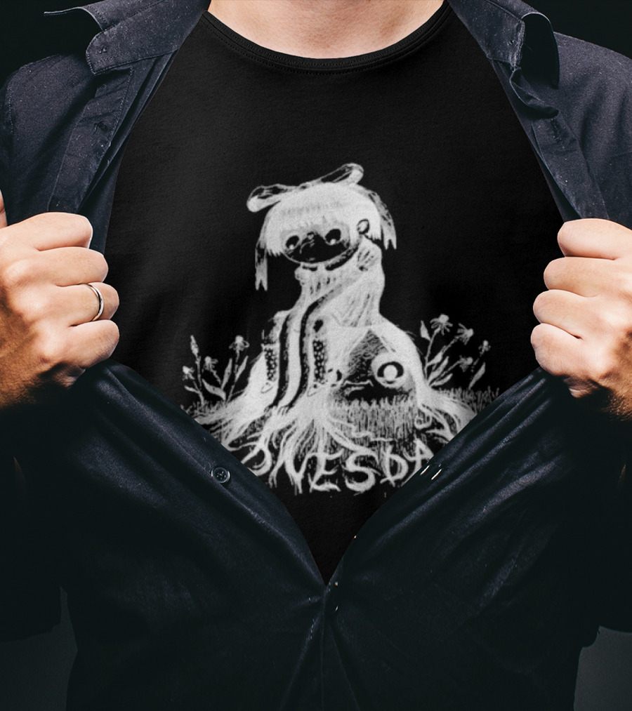 Wednesday Kamila Whimsical Adventure With Ghostly Friends T-Shirt