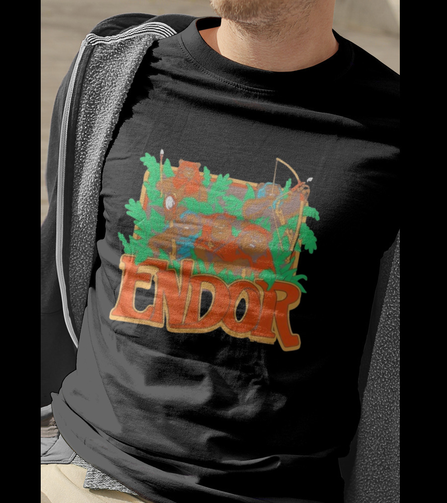Endor Fierce Tribal People Star Wars Ewoks Adventure T-Shirt