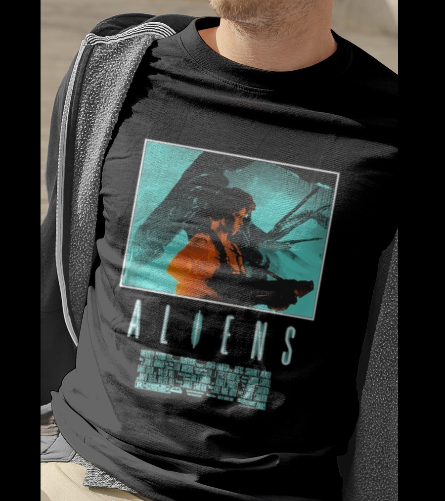 Aliens Ripley Movie Sci-Fi Iconic Art T-Shirt