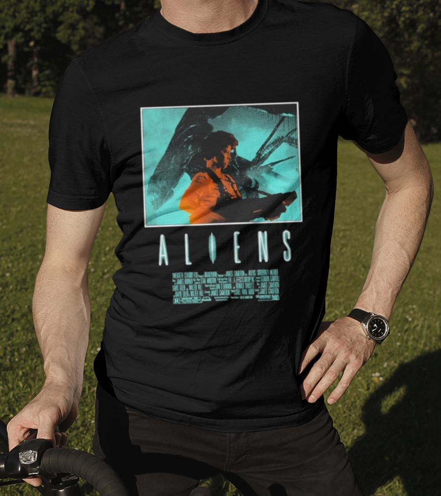 Aliens Ripley Movie Sci-Fi Iconic Art T-Shirt