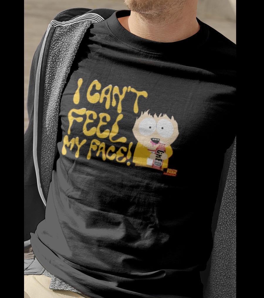 South Park I Can't Feel My Face Character Holding Drink T-Shirt