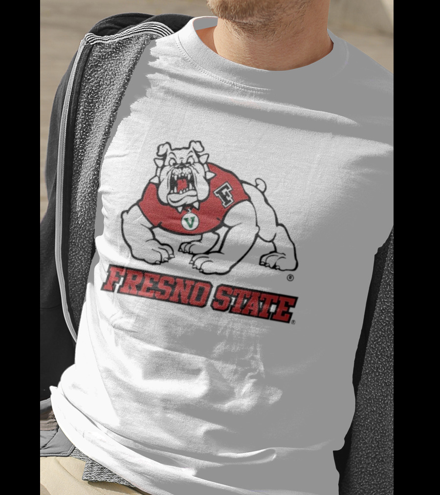 Fresno State Bulldog 4Paw Iconic Mascot Graphic T-Shirt