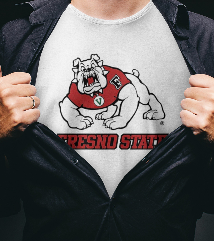 Fresno State Bulldog 4Paw Iconic Mascot Graphic T-Shirt