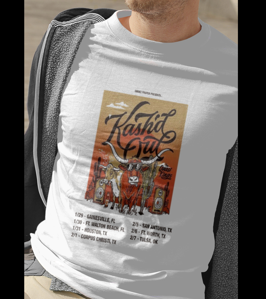 Kash’d Out Quasi Kings 2026 Tour Plays Gainesville And Houston With Dates In Florida And Texas T-Shirt