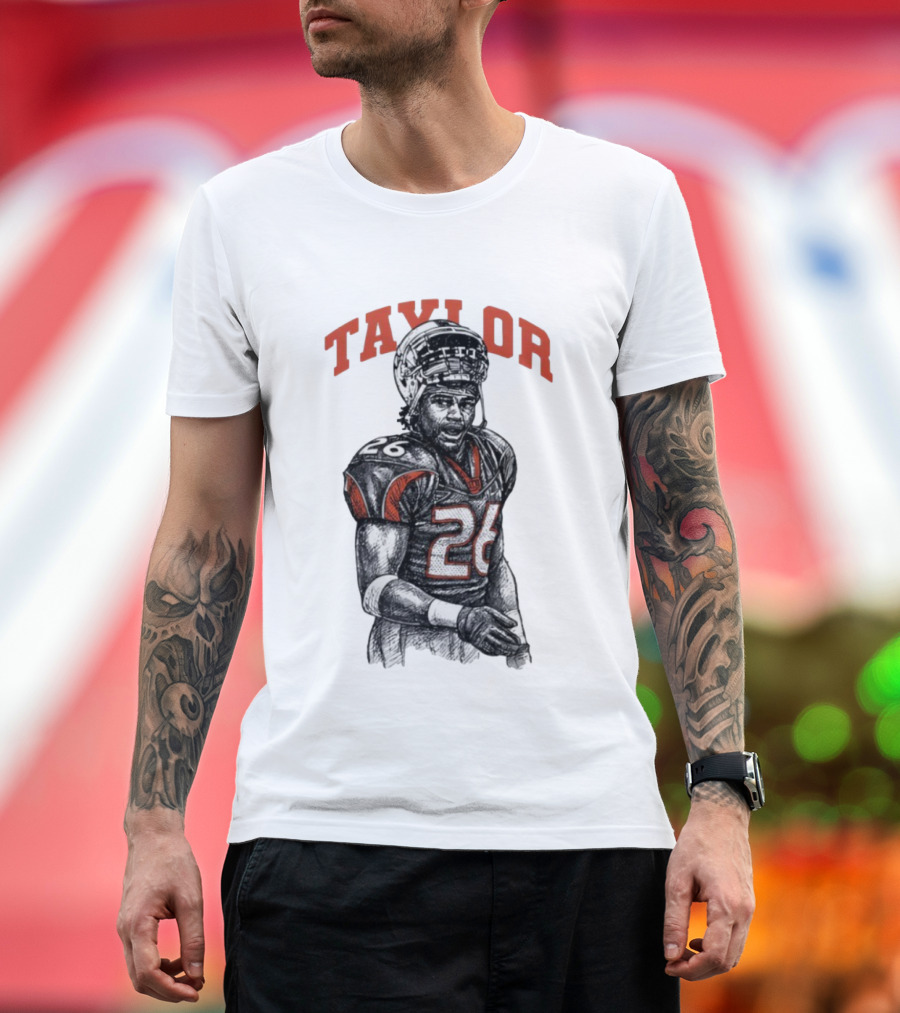 Miami Hurricanes Sean Taylor 26 Sketch Legend T-Shirt