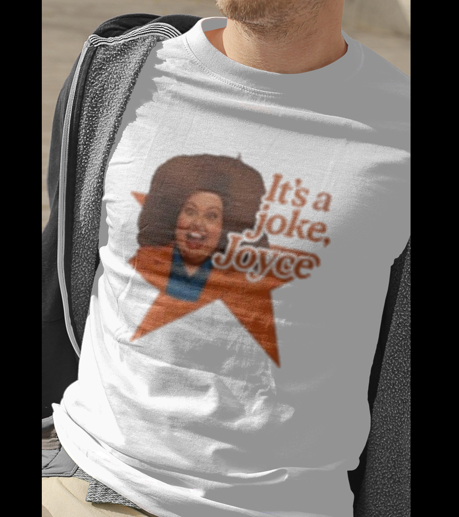 Pam Ann Iconic It's A Joke Joyce Comedy Retro Style T-Shirt