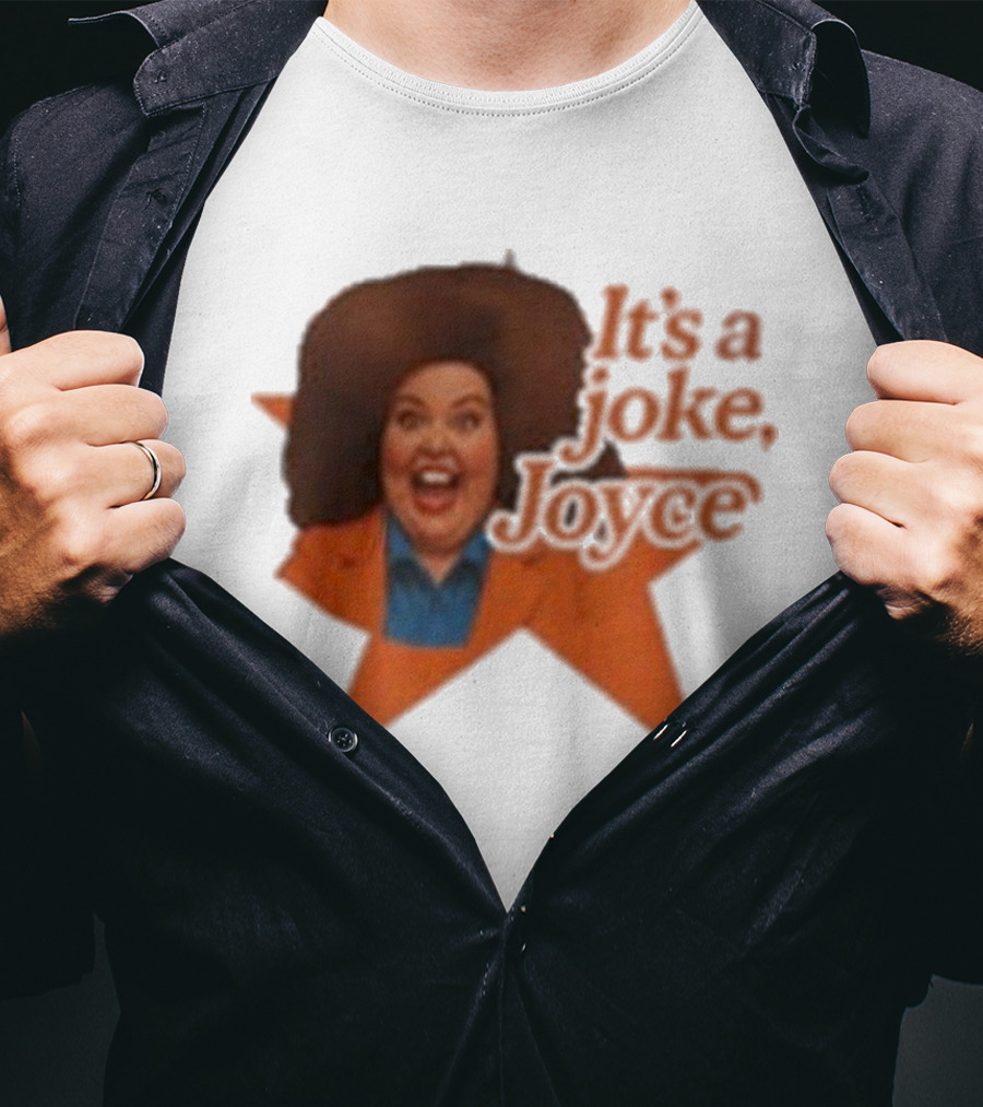 Pam Ann Iconic It's A Joke Joyce Comedy Retro Style T-Shirt