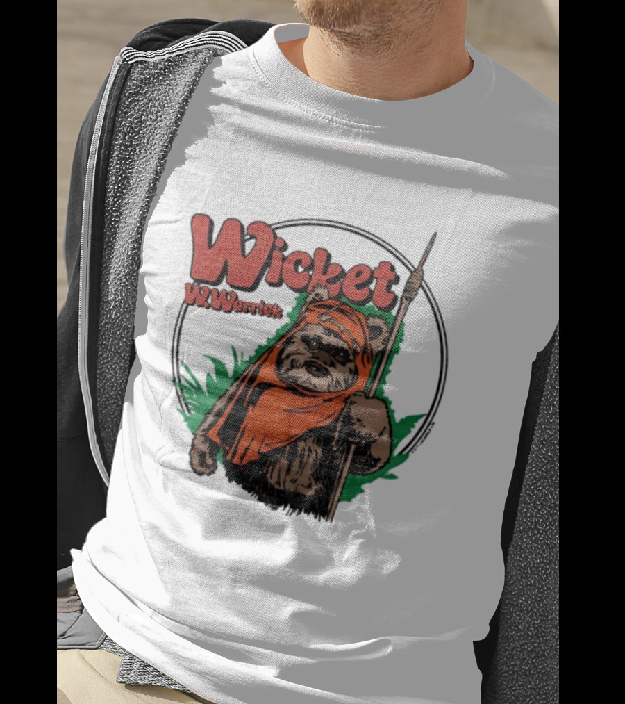 Star Wars Wicket W Warrick Ewok Endor Adventure T-Shirt