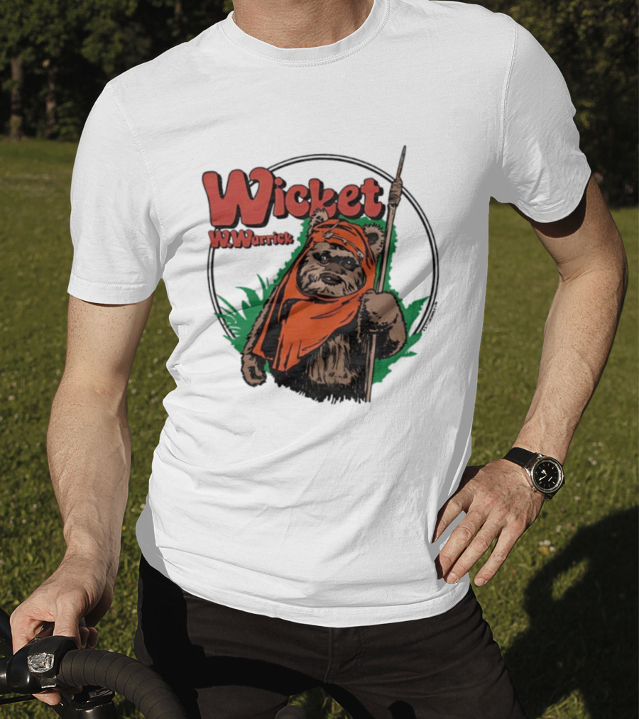 Star Wars Wicket W Warrick Ewok Endor Adventure T-Shirt