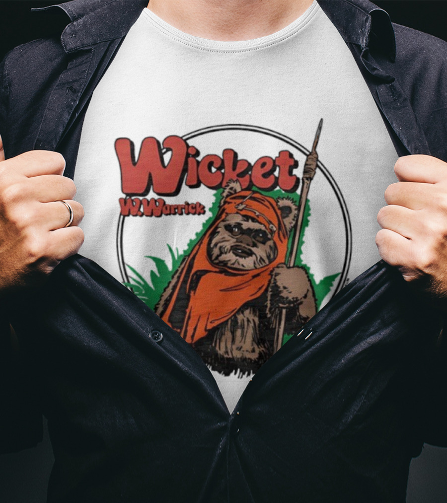 Star Wars Wicket W Warrick Ewok Endor Adventure T-Shirt