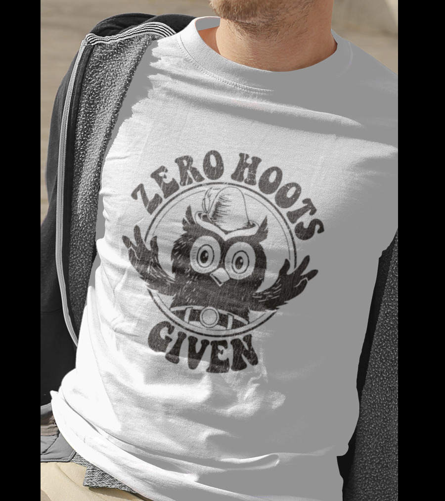 Zero Hoots Given Owl With Hat T-Shirt
