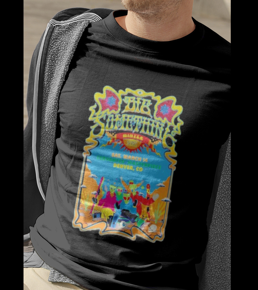Big Something March 14 Cervantes Masterpiece Denver CO 2026 Alien Crew Artwork T-Shirt