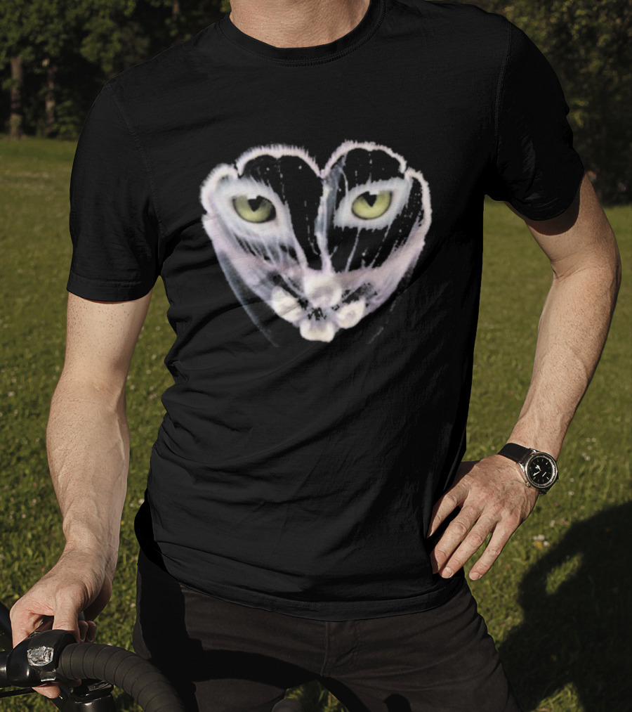 Galantis You Eyes Heart Cat Face Yellow Eyes T-Shirt