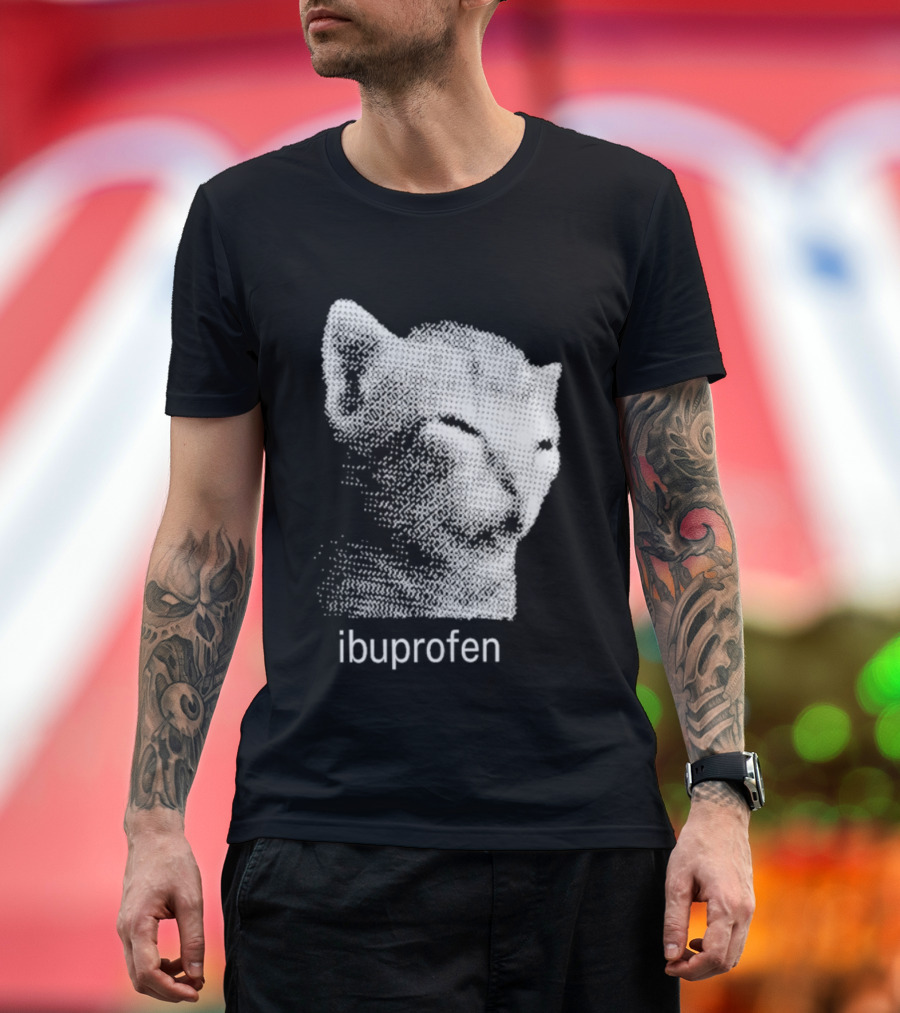Ibuprofen Headache Relief Cat T-Shirt