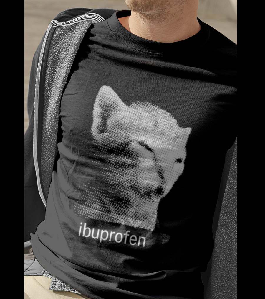 Ibuprofen Headache Relief Cat T-Shirt