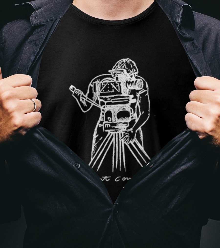 Jason Schmidt Can't Compare Vintage Camera Drawing T-Shirt