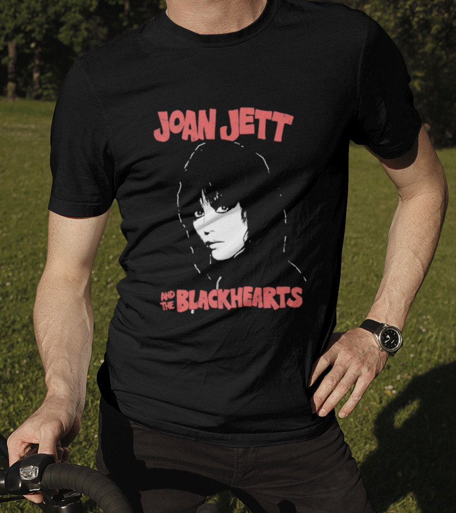 Joan Jett Blackhearts Band Iconic Face T-Shirt