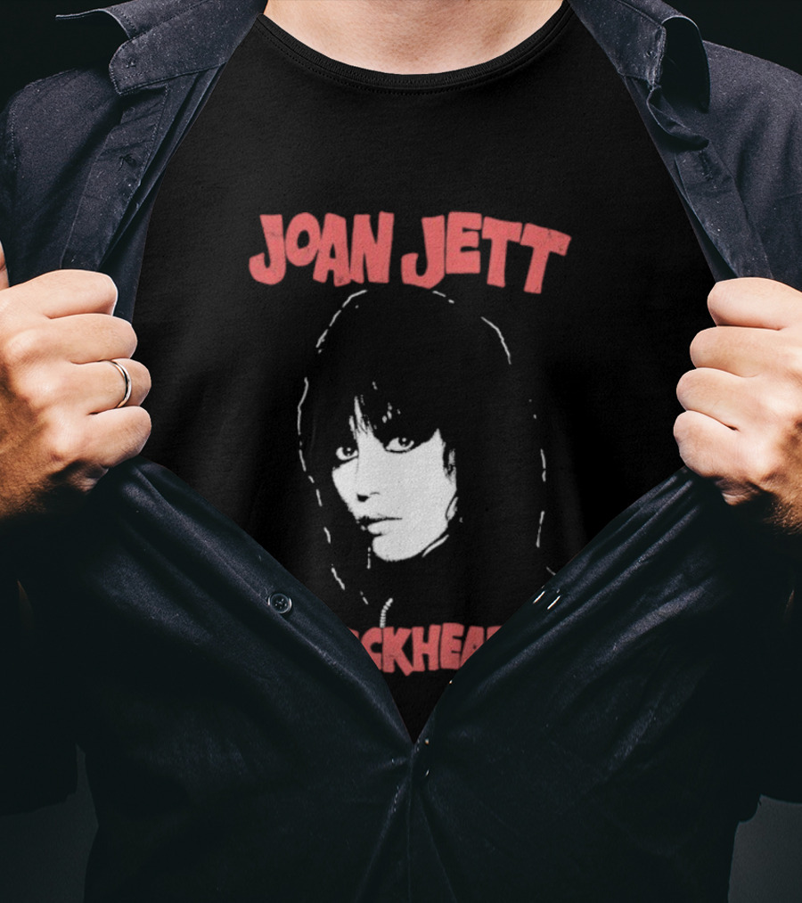 Joan Jett Blackhearts Band Iconic Face T-Shirt