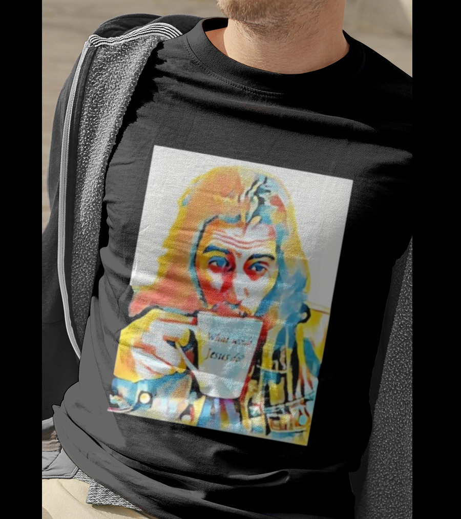 Jonathan Roumie What Would Jesus Do Art Colorful Portrait T-Shirt