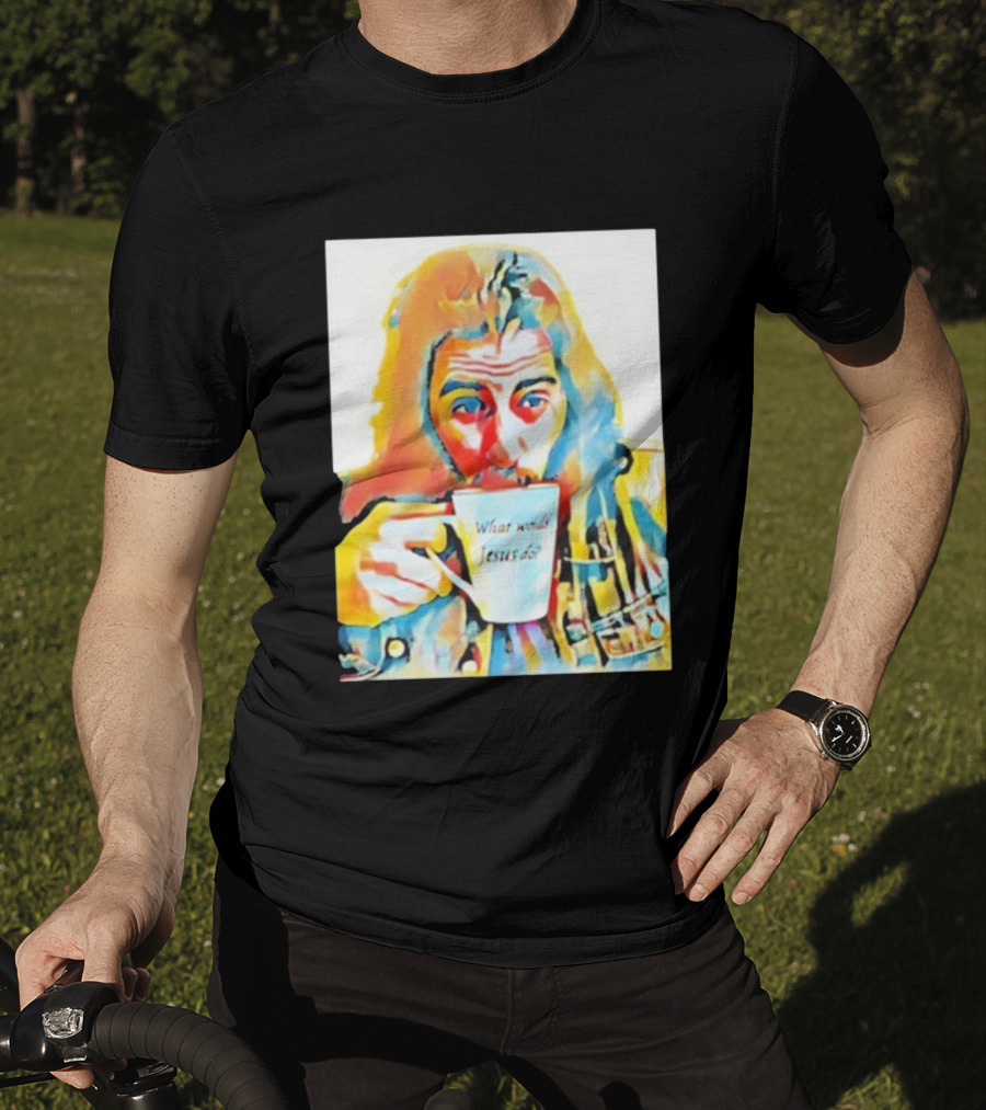 Jonathan Roumie What Would Jesus Do Art Colorful Portrait T-Shirt